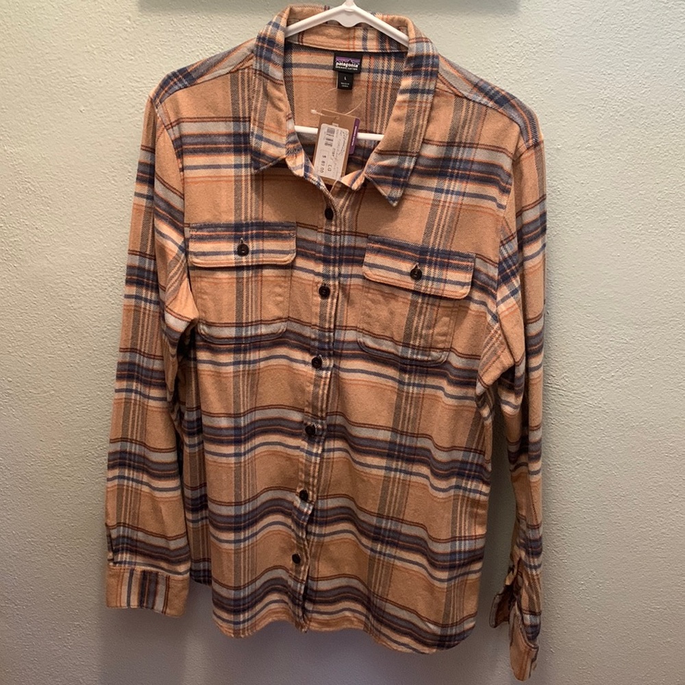 Womens large Patagonia Fjord Flannel shirt (53916).